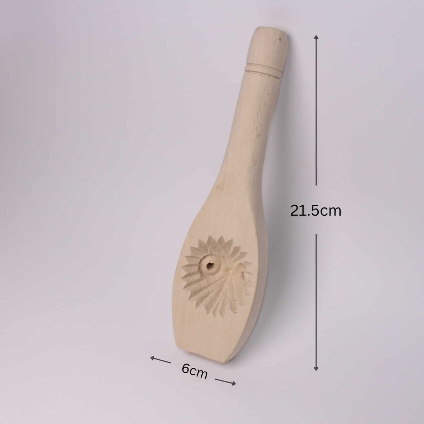 Traditional Wooden Maamoul Mold – Handmade Pastry Stamp