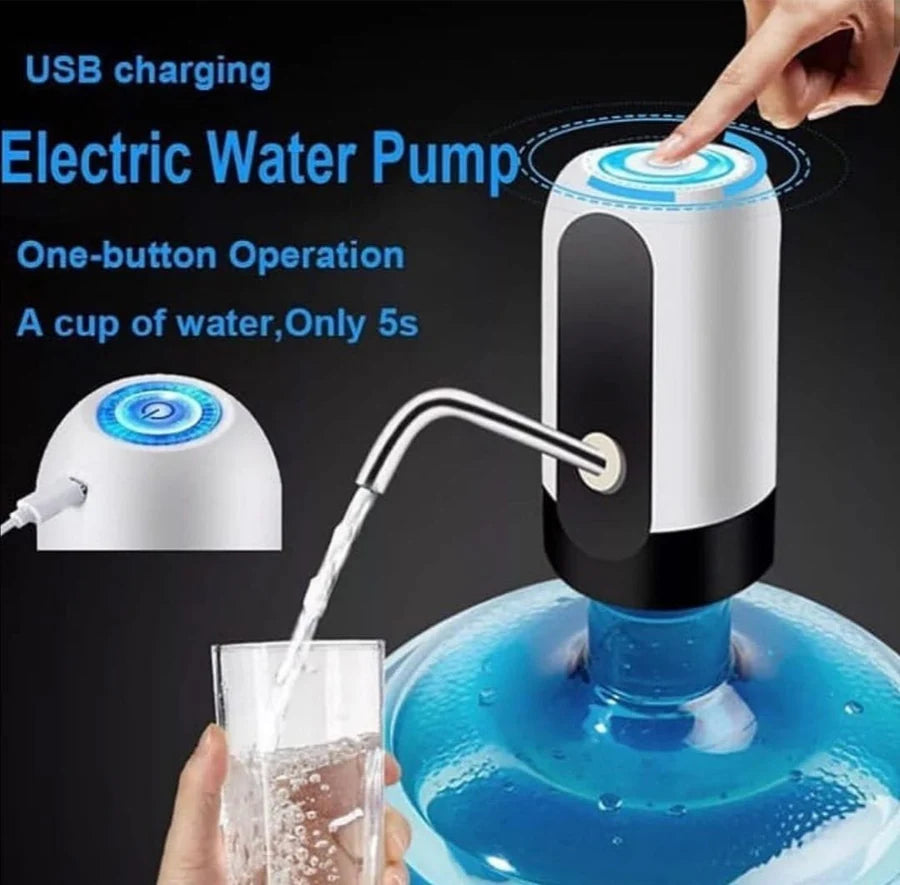 Automatic Water Dispenser Pump for Bottled Water – USB Rechargeable