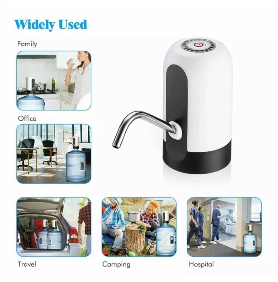 Automatic Water Dispenser Pump for Bottled Water – USB Rechargeable