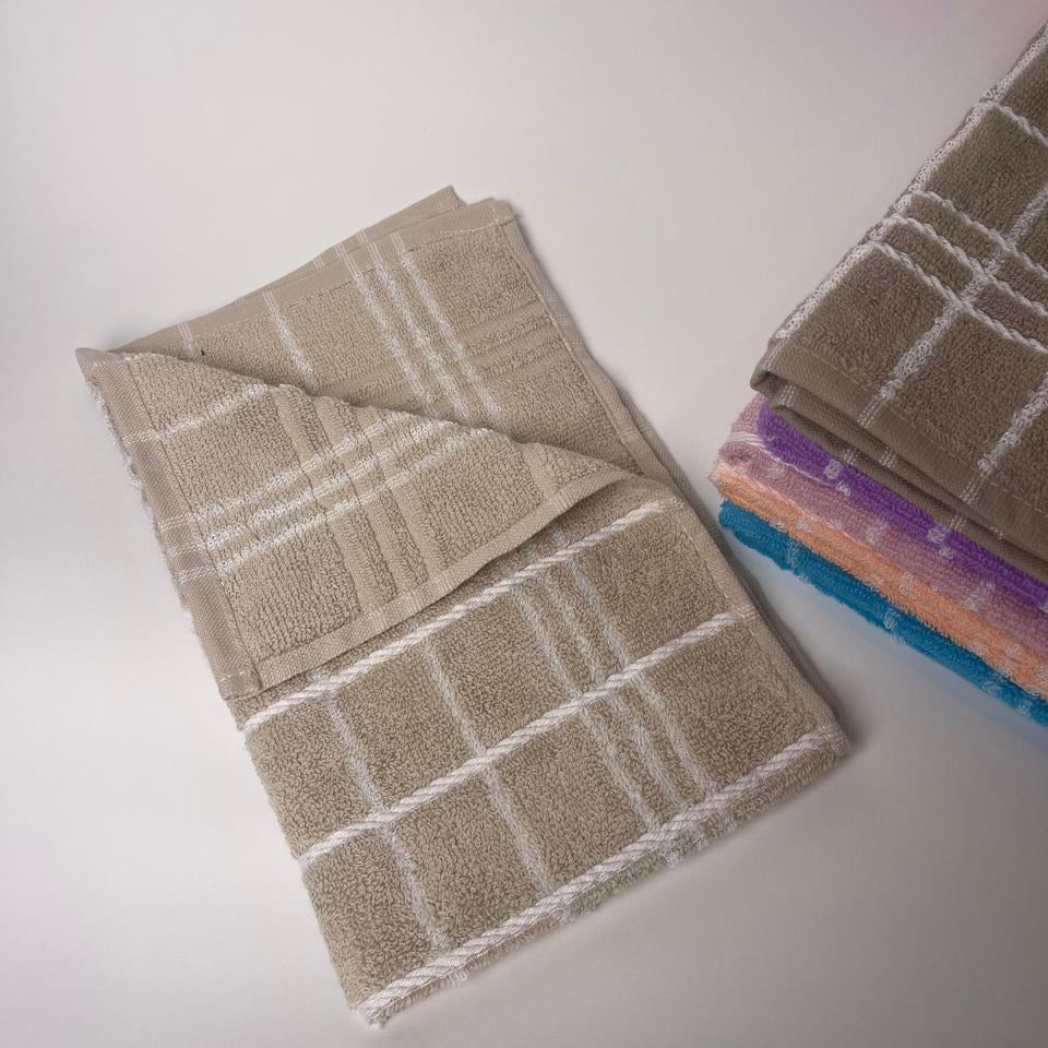 Set of 6 Cotton Kitchen Towels, Efficient Dish Drying Towels, Assorted Kitchen Towels
