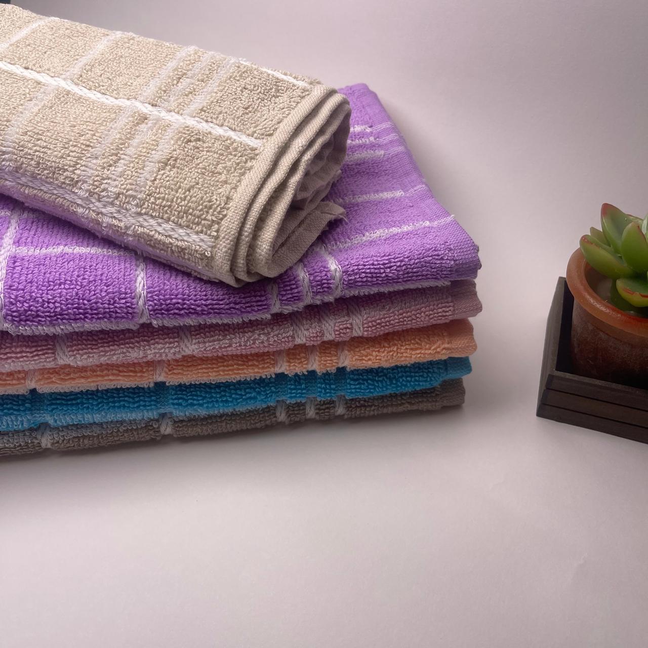 Set of 6 Cotton Kitchen Towels, Efficient Dish Drying Towels, Assorted Kitchen Towels