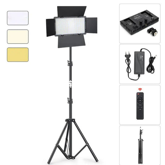 LED Video Light Panel with Remote Control